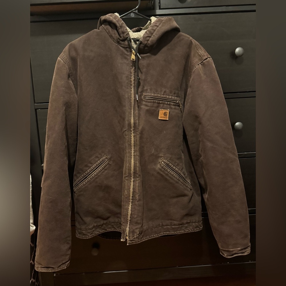 Carhartt Brown Hooded Jacket